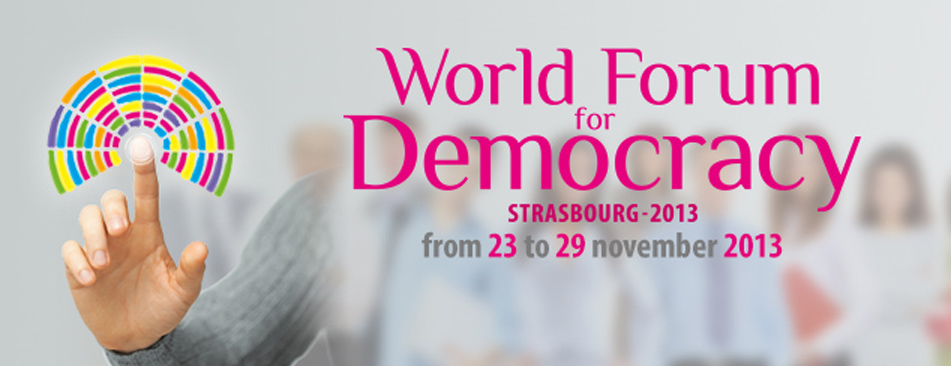 World Forum for Democracy Strasbourg 2013. Flytande demokrati, Liquid Democracy.